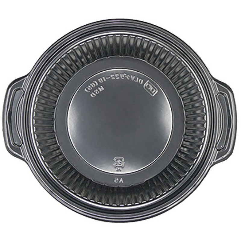 22-19(65)MSD 黒 DLVデリ エフピコ 黒色  1ケース(50枚×8袋)