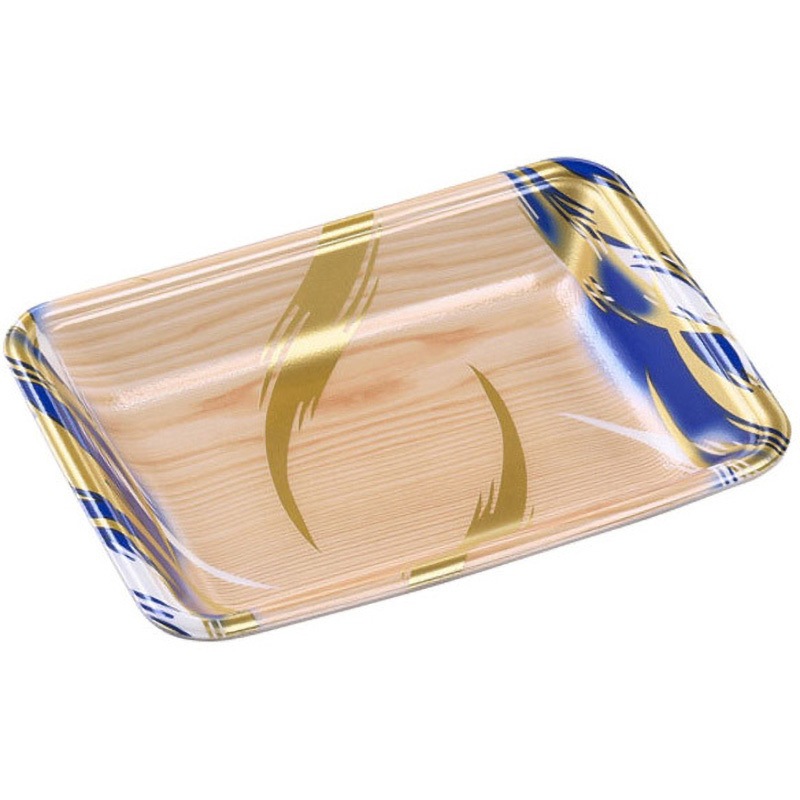 15-30 風紋木目青 FLB-A 1ケース(100枚×18袋) エフピコ 【通販モノタロウ】