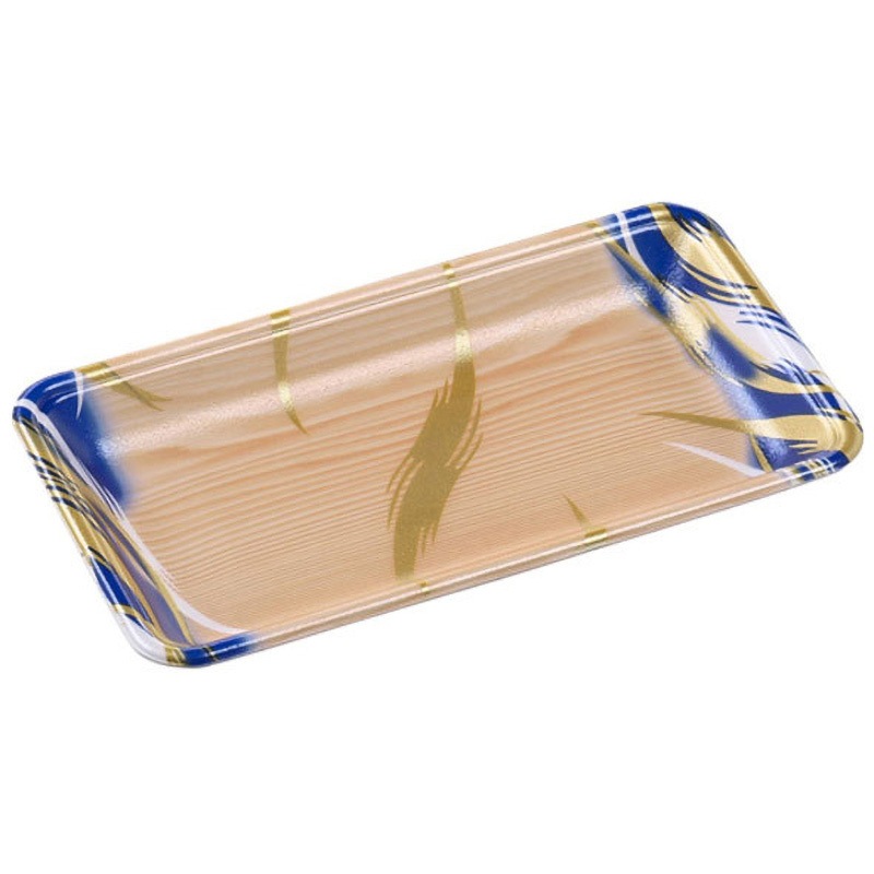 14-25 風紋木目青 FLB-Y 1ケース(100枚×12袋) エフピコ 【通販モノタロウ】