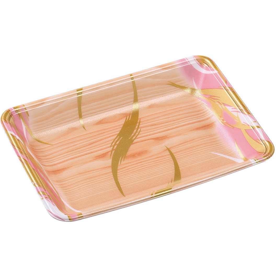 18-33 風紋木目ピンク FLB-Y 1ケース(100枚×9袋) エフピコ 【通販モノタロウ】