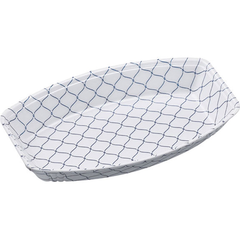 20-12 網ブルー FL芝舟 1ケース(50枚×24袋) エフピコ 【通販モノタロウ】