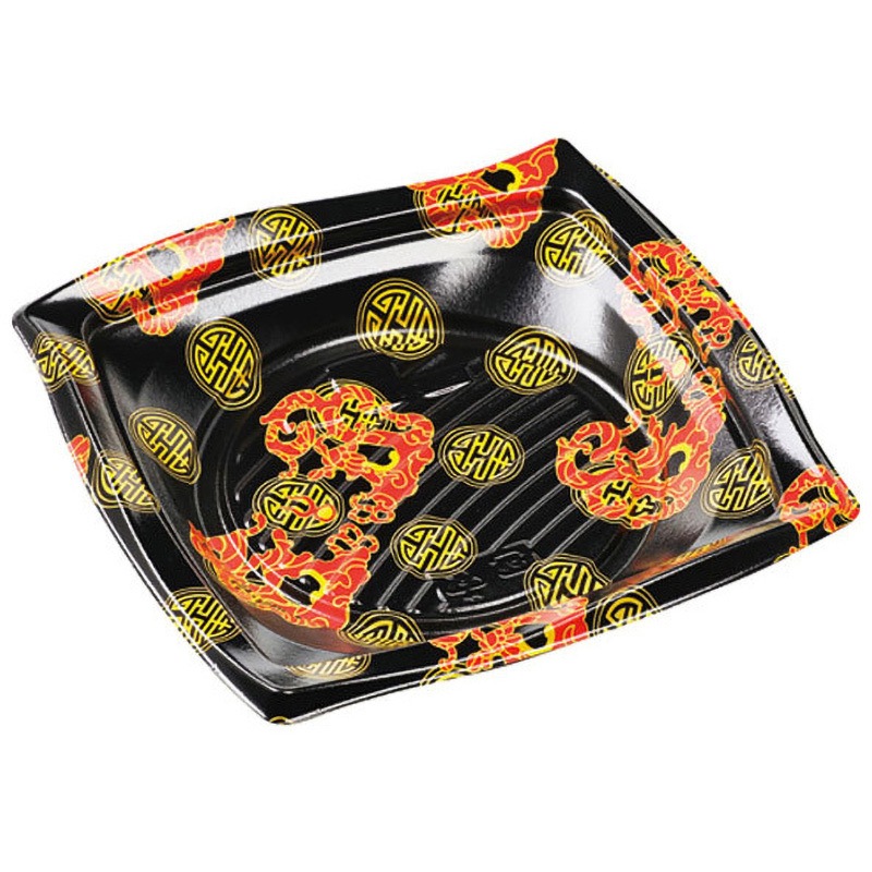 190 香港黒 HSウェーブ 本体 1ケース(50枚×12袋) エフピコ 【通販モノタロウ】