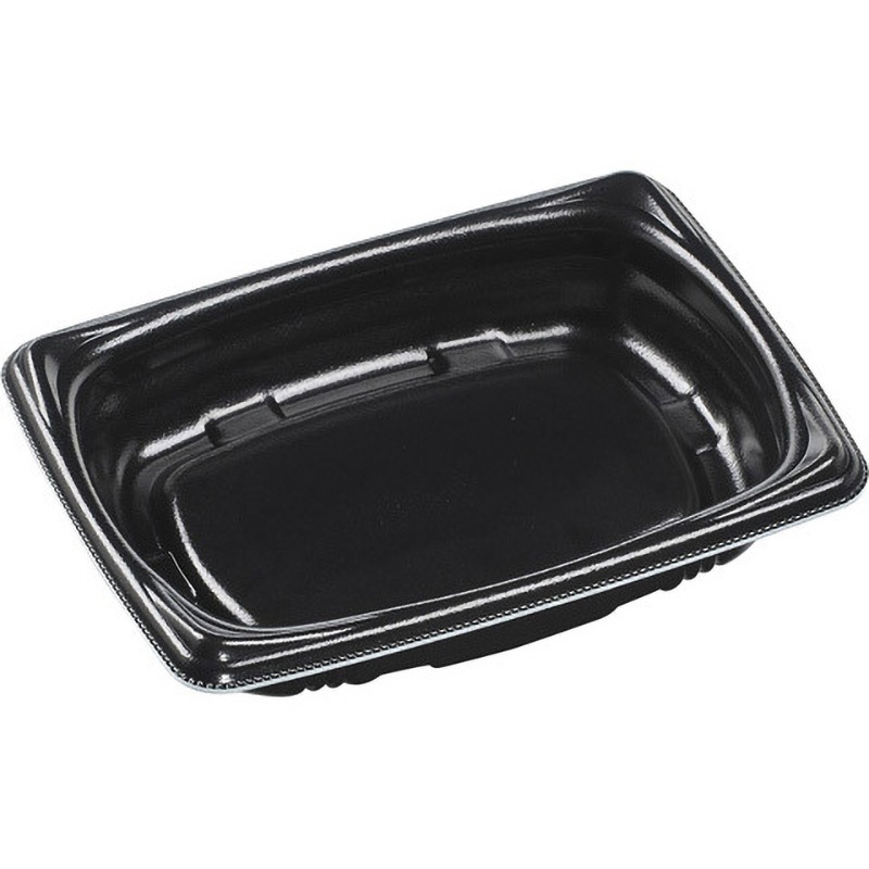 18-13(37) 黒W MFP角デリ エフピコ 黒W色  1ケース(25枚×20袋)