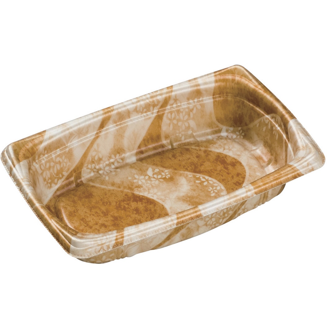 21-13(50) 香川茶W MFP角デリ エフピコ 香川茶W色  1ケース(25枚×30袋)