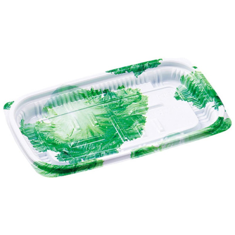 18-11(17) Gレタス MSD惣菜 エフピコ Gレタス色  1ケース(50枚×24袋)