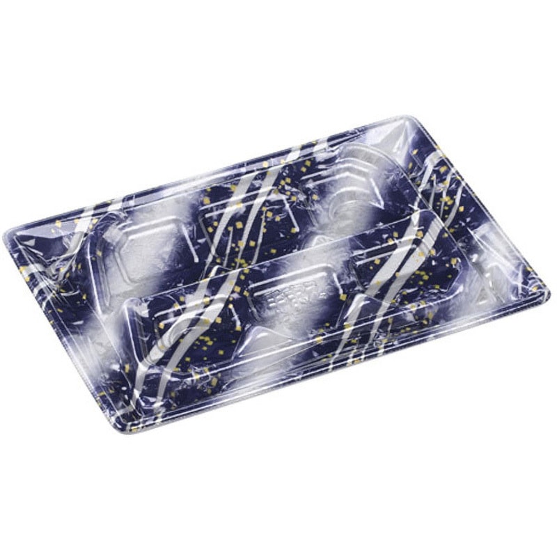 24-17-1 銀冷紺 Sステージ 盛台 1ケース(50枚×12袋) エフピコ 【通販モノタロウ】