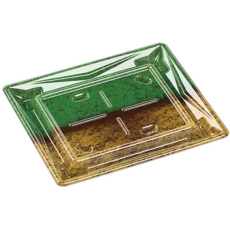 19-17 旬彩緑 Sステージ 本体 1ケース(50枚×16袋) エフピコ 【通販モノタロウ】