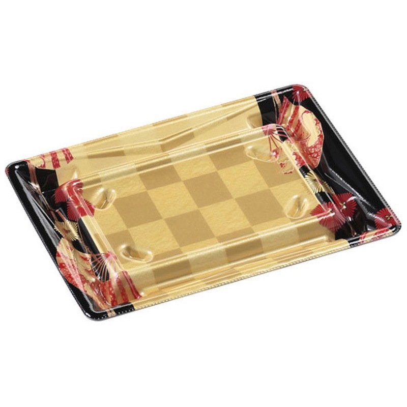 19-14 扇市松金 Sステージ 本体 1ケース(50枚×18袋) エフピコ 【通販モノタロウ】