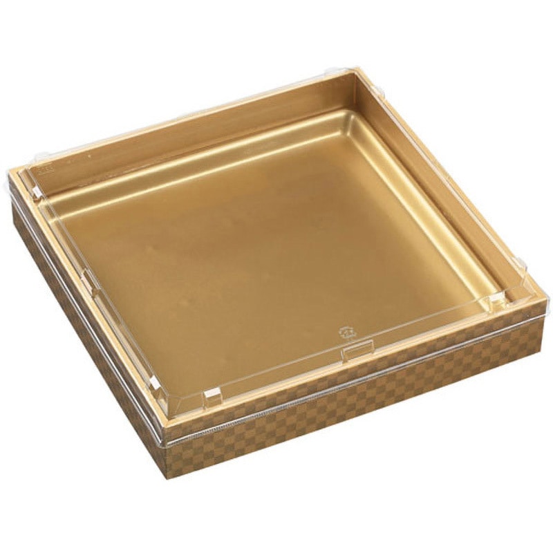 270-270V市松金 WPS-角 エコ蓋付 1ケース(10枚×6袋) エフピコ 【通販モノタロウ】 11,985円