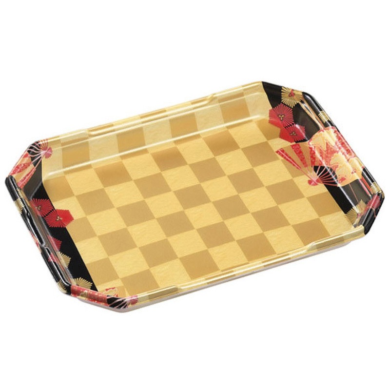 4人浅 扇市松金 しゃぶしゃぶ トレー 1ケース(50枚×6袋) エフピコ 【通販モノタロウ】