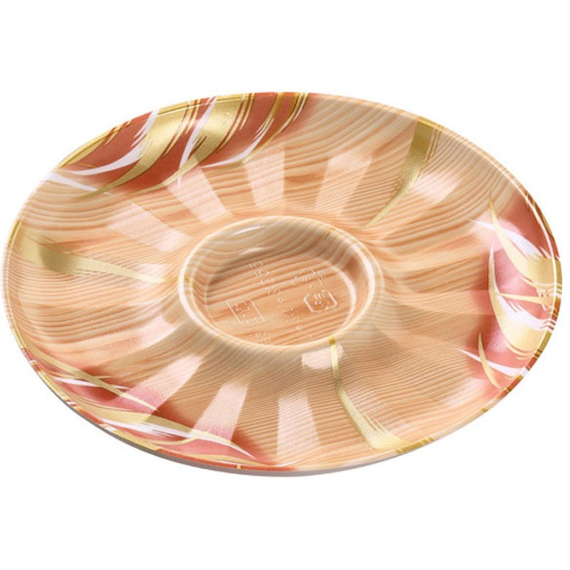 255 風紋木目OR しゃぶしゃぶ トレー本体 1ケース(50枚×8袋) エフピコ 【通販モノタロウ】