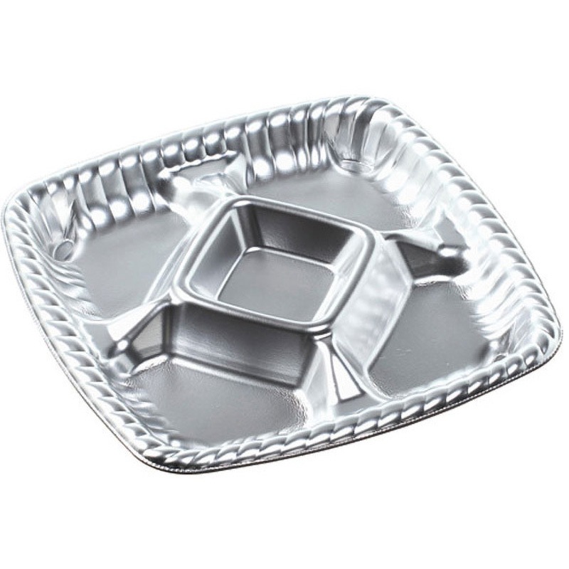 220 銀 ティアラプラッター 本体 1ケース(25枚×24袋) エフピコ 【通販モノタロウ】