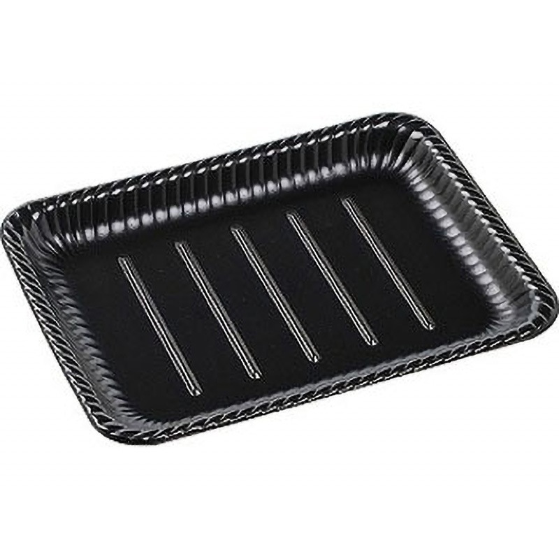 31-24 エコ黒 ティアラ角皿 本体 1ケース(50枚×4袋) エフピコ 【通販モノタロウ】