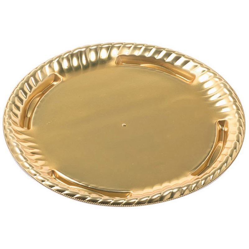 25 金 ティアラ丸皿 本体 1ケース(50枚×8袋) エフピコ 【通販モノタロウ】