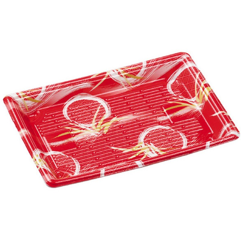 110(V1)風月レッド もり 本体 1ケース(50枚×24袋) エフピコ 【通販モノタロウ】