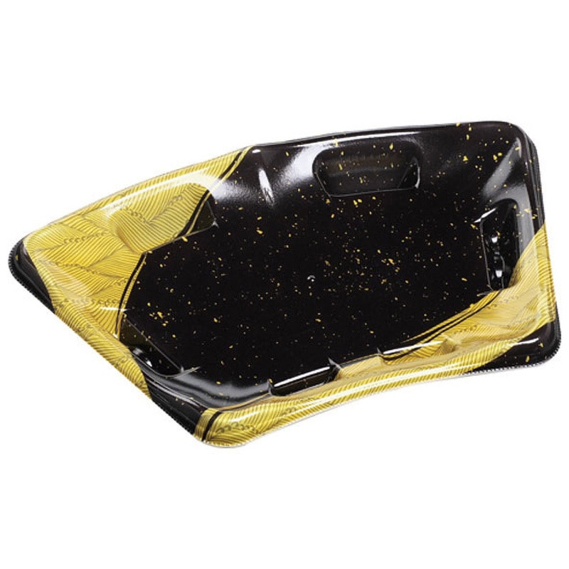 29-19 月見金 扇皿 本体 1ケース(50枚×12袋) エフピコ 【通販モノタロウ】