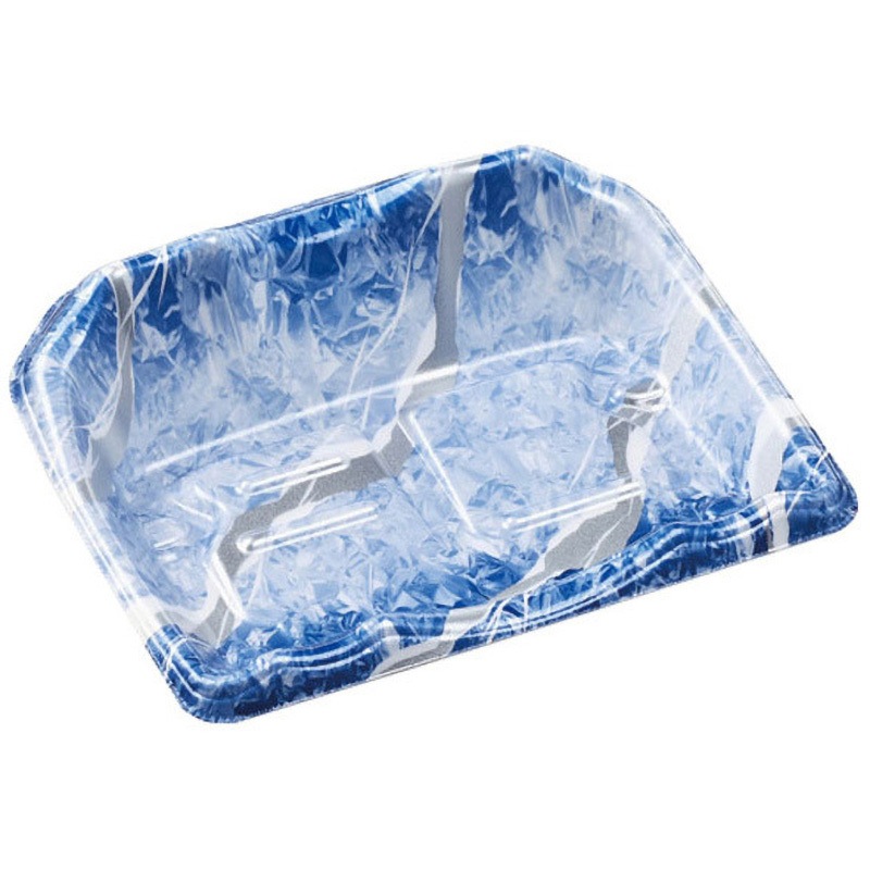 20-17 銀氷青 豊山 本体 1ケース(50枚×18袋) エフピコ 【通販モノタロウ】