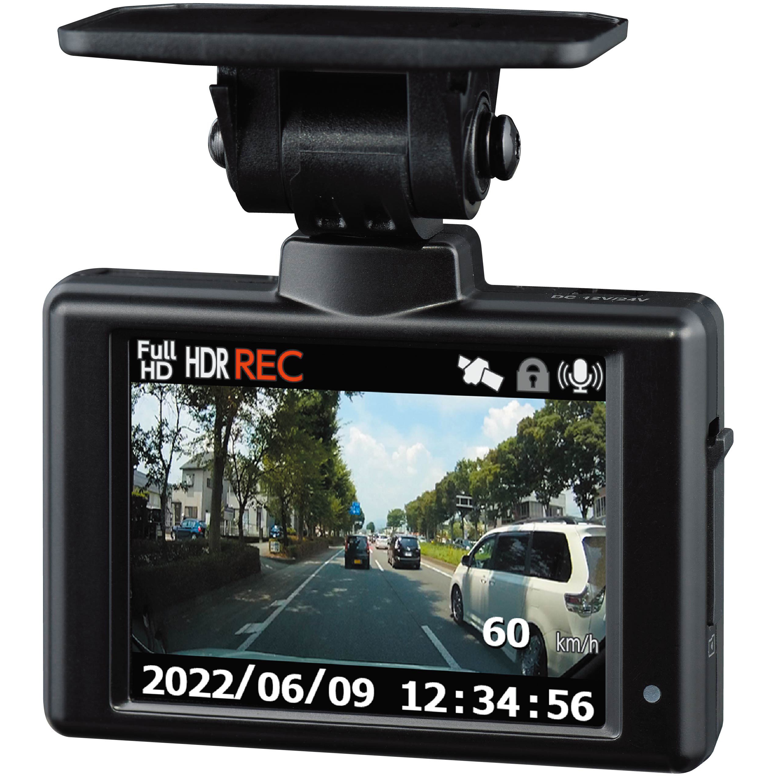 未開封コムテック　ドライブレコーダー　AG424-DRC AG424-DRC フロント1カメラタイプ高性能ドライブレコーダー 1個 Elut