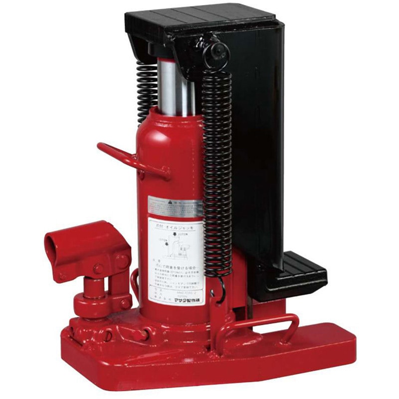 マサダ ロック式油圧ジャッキ 10トン ( MH-10LS-1 ) (株)マサダ製作所 マサダ製作所⁄MASADA ロック式油圧ジャッキ MH-10LS-1