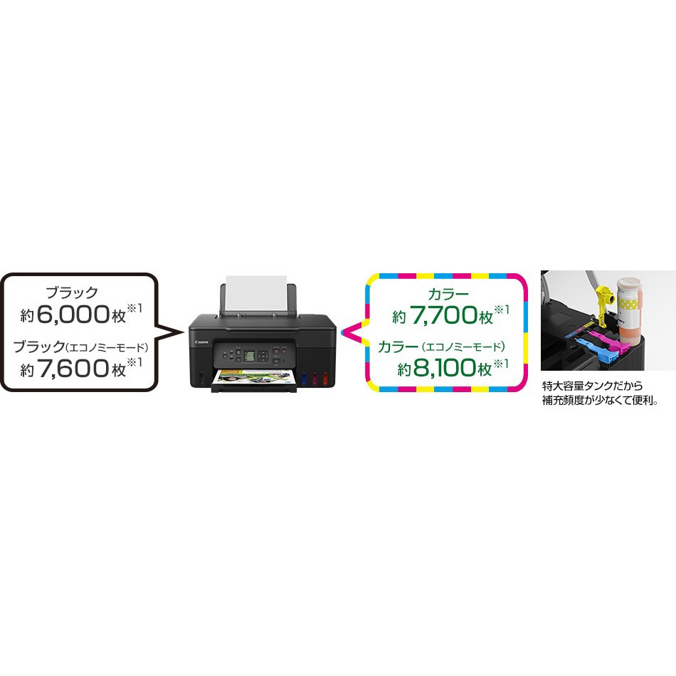 G3370BK インクジェット複合機 G3370 1台 Canon 【通販モノタロウ】