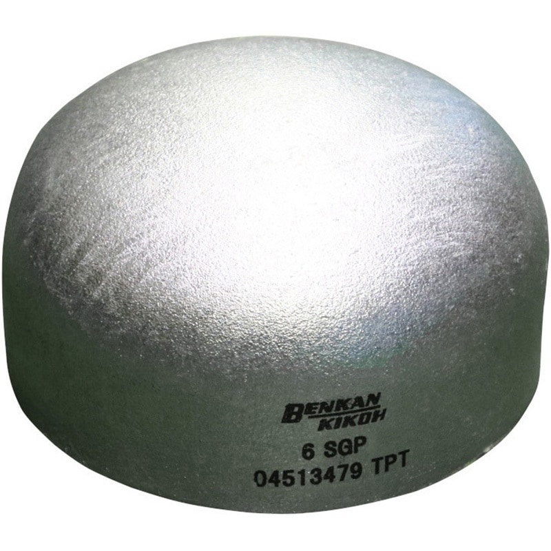 JIS(NBG) C FSGP 8B 溶接式管継手(白)キャップ ベンカン機工 呼び径