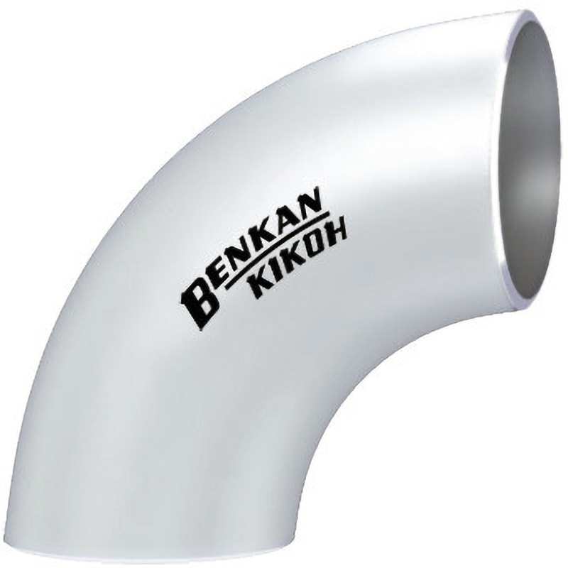 JIS) 90E(L) SUS304W 5B S10S 溶接式管継手(ステンレス)90°ロング