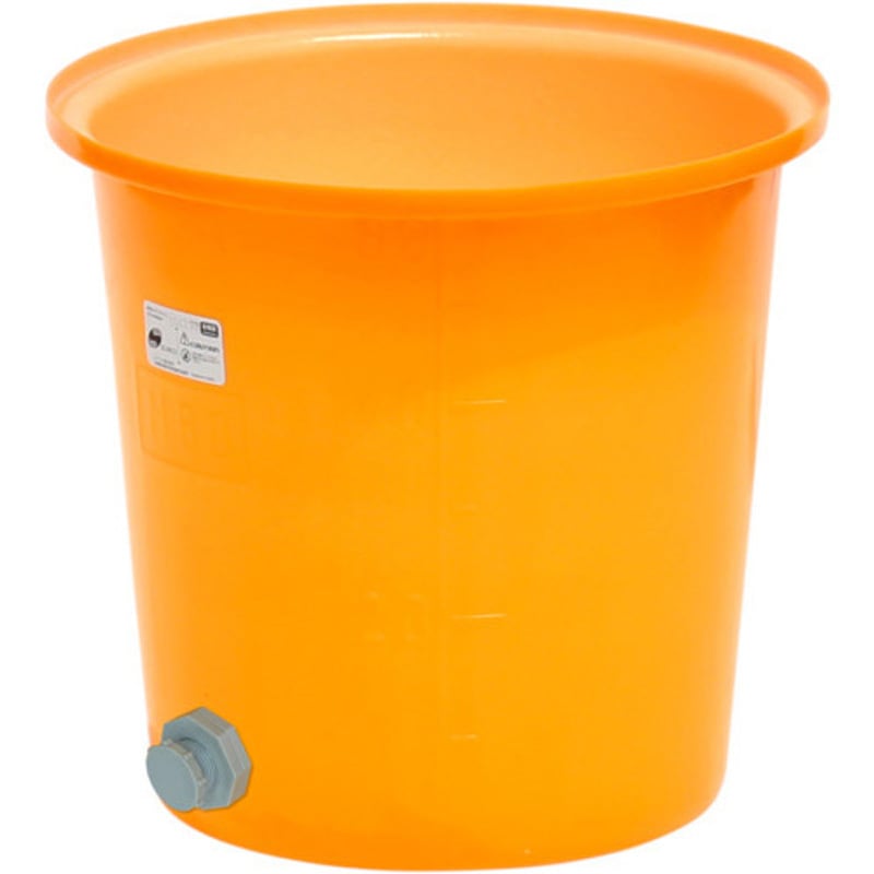 M-60_25A_drain M型丸型容器 25Aドレン付 スイコー 容量60L 【通販