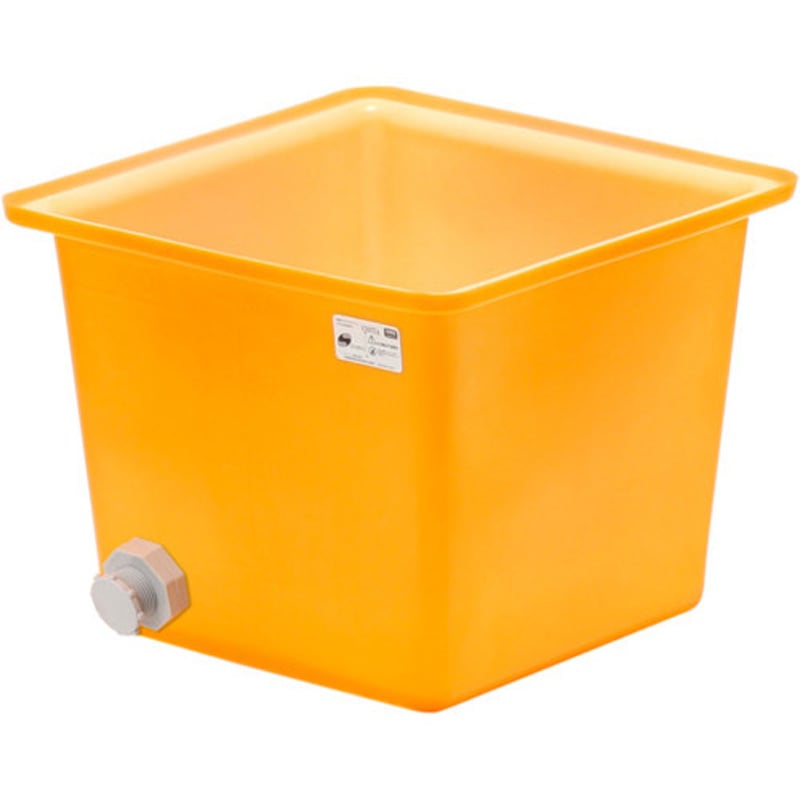 K-80_25A_drain K型角型容器 25Aドレン付 1台 スイコー 【通販モノタロウ】