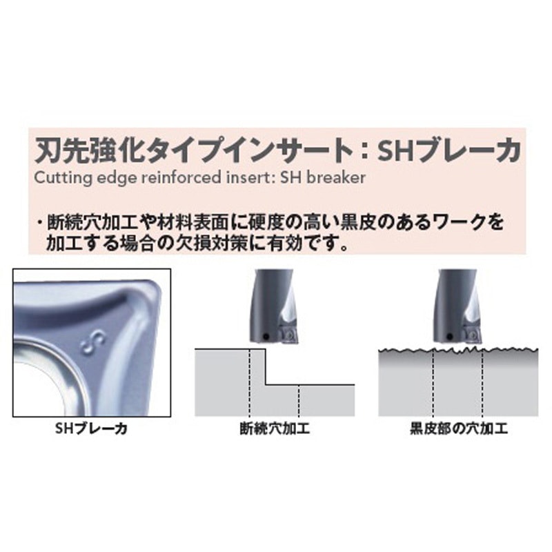 ZPNT080304EN-SH XP8030 座ぐり加工インデキサブル用 インサート ZPNT
