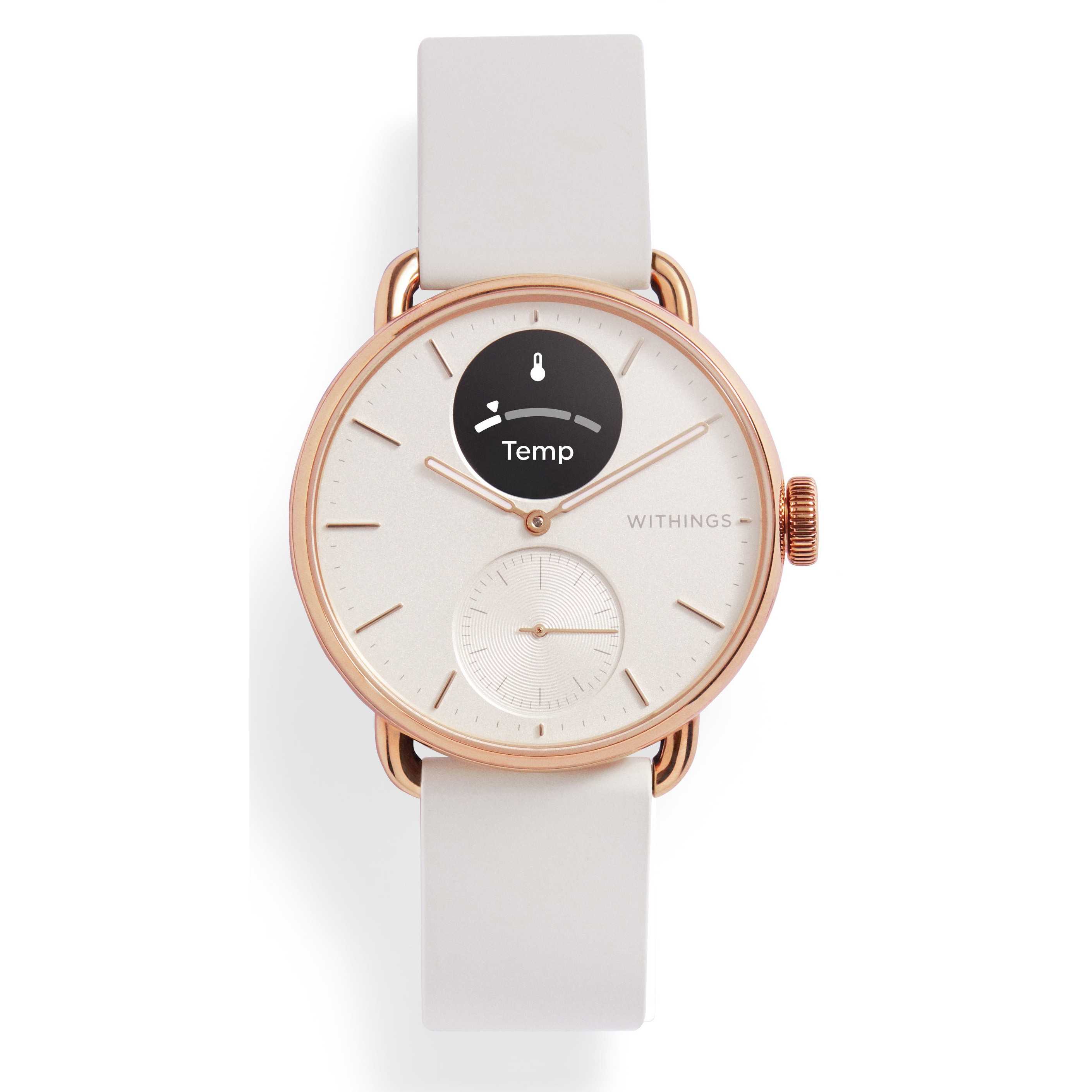 HWA10-38-WHITE-ROSGO ScanWatch Vitals 38mm White Rose Gold 1個 Withings 【通販モノタロウ】