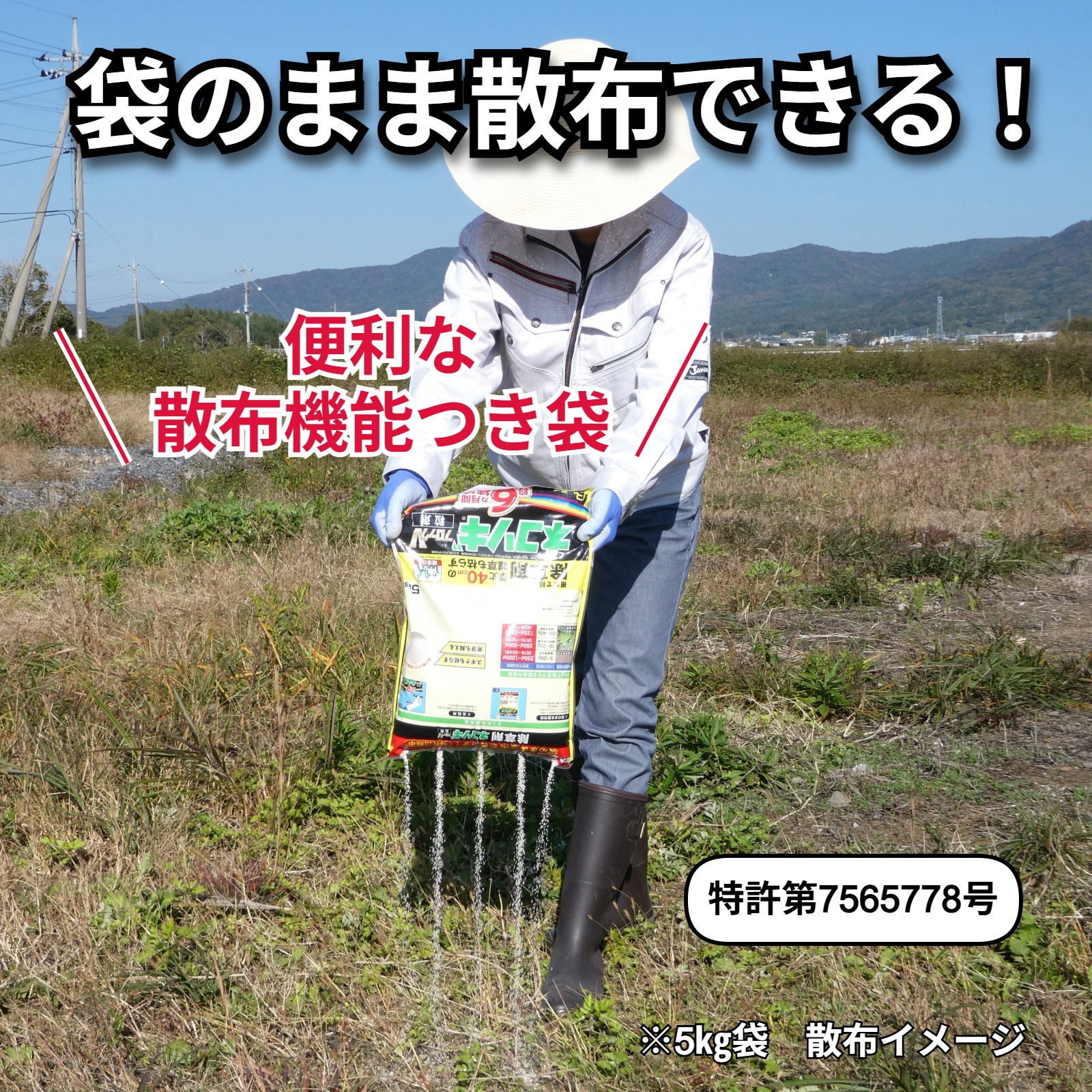 5kg ネコソギブロックV粒剤 1袋(5kg) レインボー薬品 【通販モノタロウ】