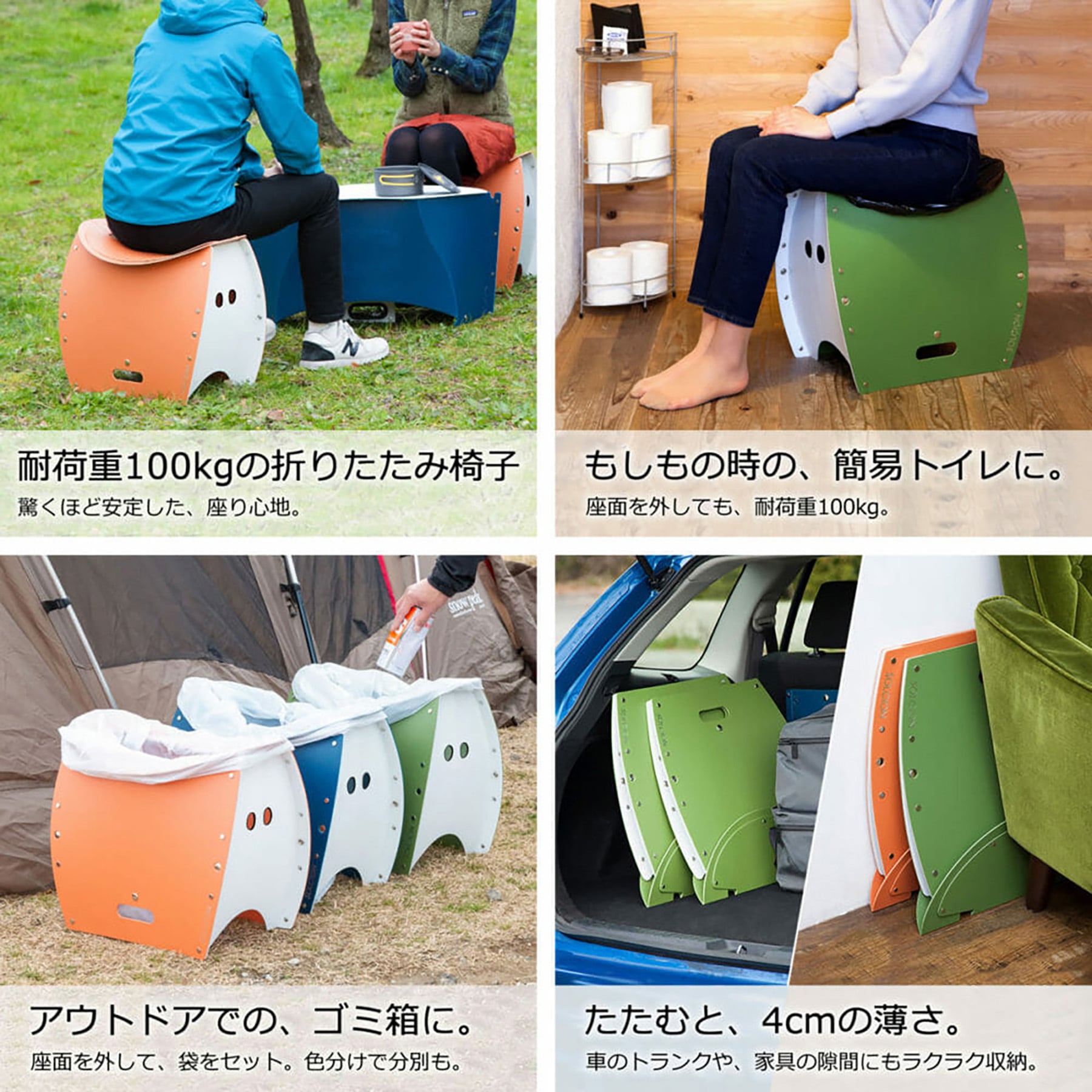 6300063776 PATATTO350+ 携帯トイレ10回分 ポンチョ付きセット エムアンドティー 保存期間15年