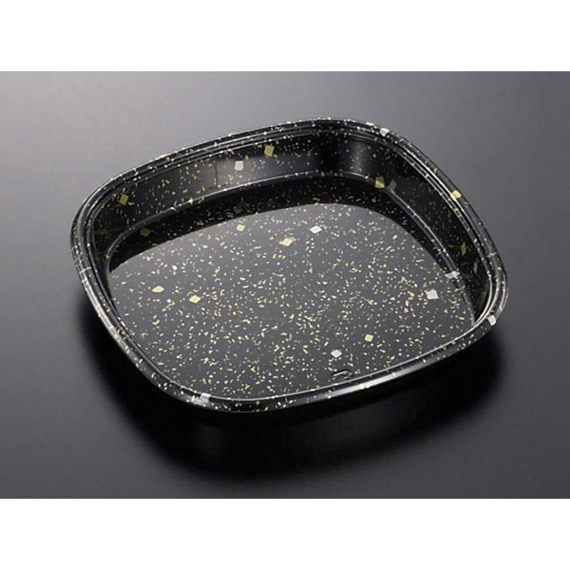 30 黒金箔-BK HS角桶 身 1ケース(10枚×16袋) 中央化学 【通販モノタロウ】