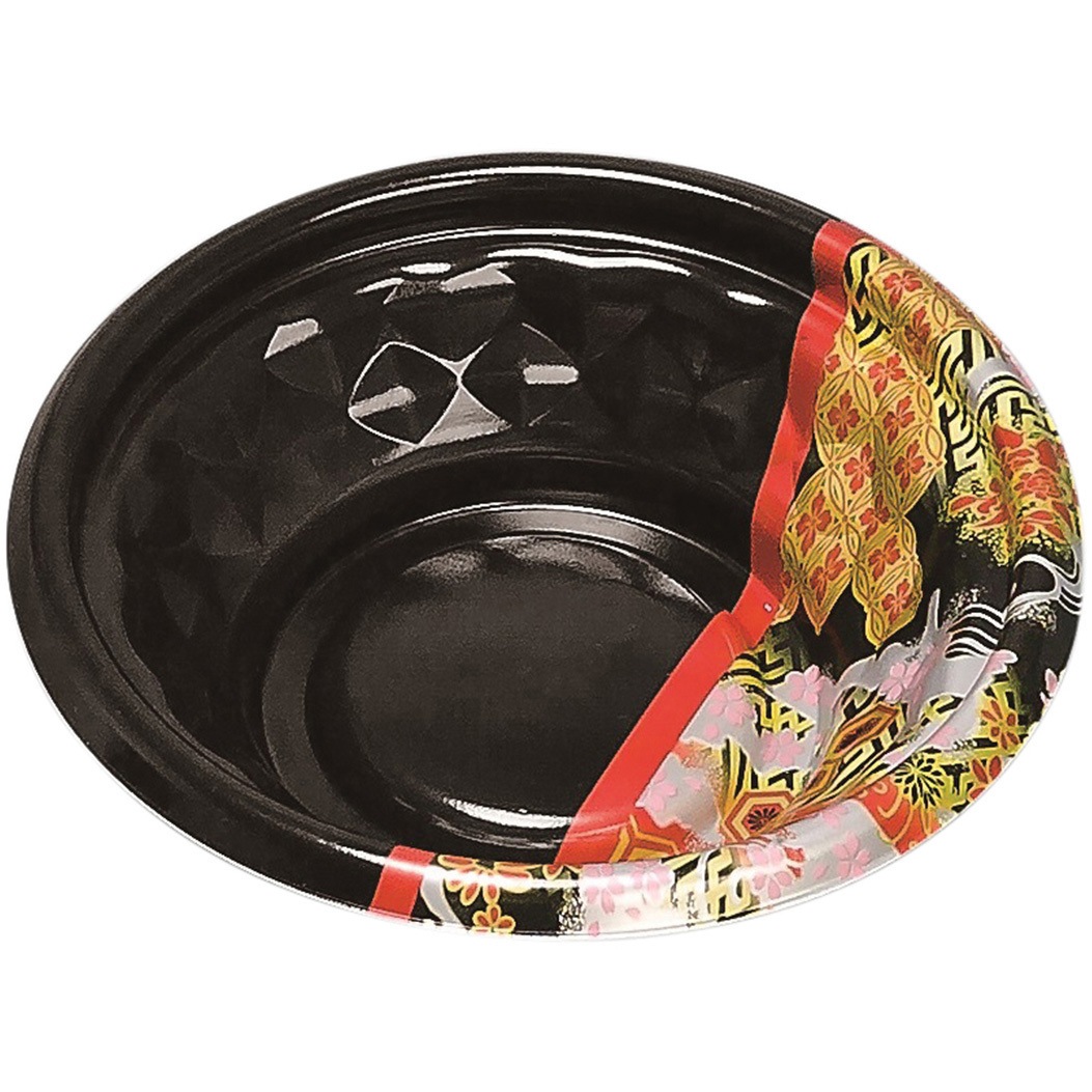 160H ひとえ赤 福丸丼 本体 1ケース(50枚×12袋) 福助工業 【通販モノタロウ】