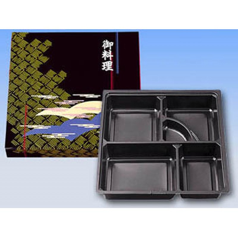 80-80山波 80-80黒 ワンピース・中仕切 セット 1ケース(50枚×6袋) 北原産業 【通販モノタロウ】