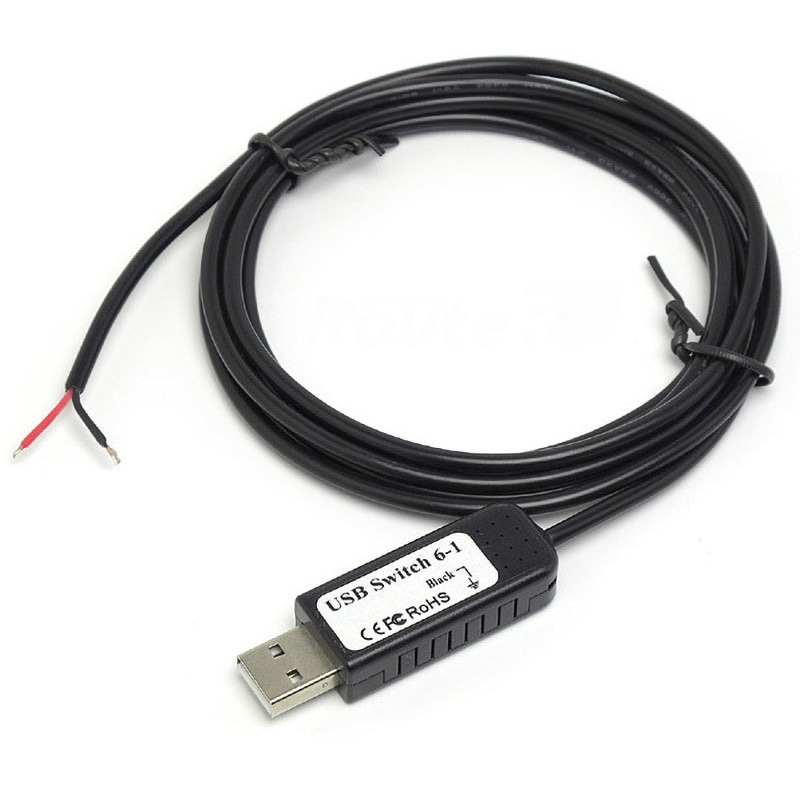 自作用USBスイッチケーブル ルートアール USBケーブル 【通販モノタロウ】