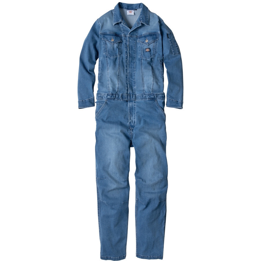 D-686 ストレッチシルキーデニムツナギ Dickies(ディッキーズ) 長袖