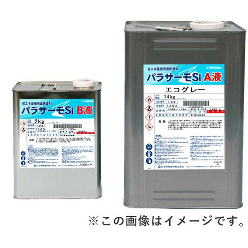 パラサーモSi 屋根用遮熱塗料 16kgセット 日本特殊塗料 エコラシッドレッド色