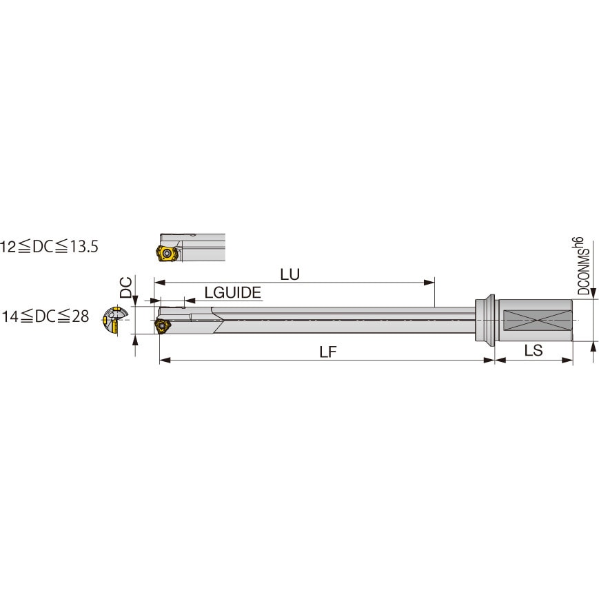 MCTR25.40XU31.75-15 深穴加工用ドリル MCTR L/D=15 1本 タンガロイ 【通販モノタロウ】