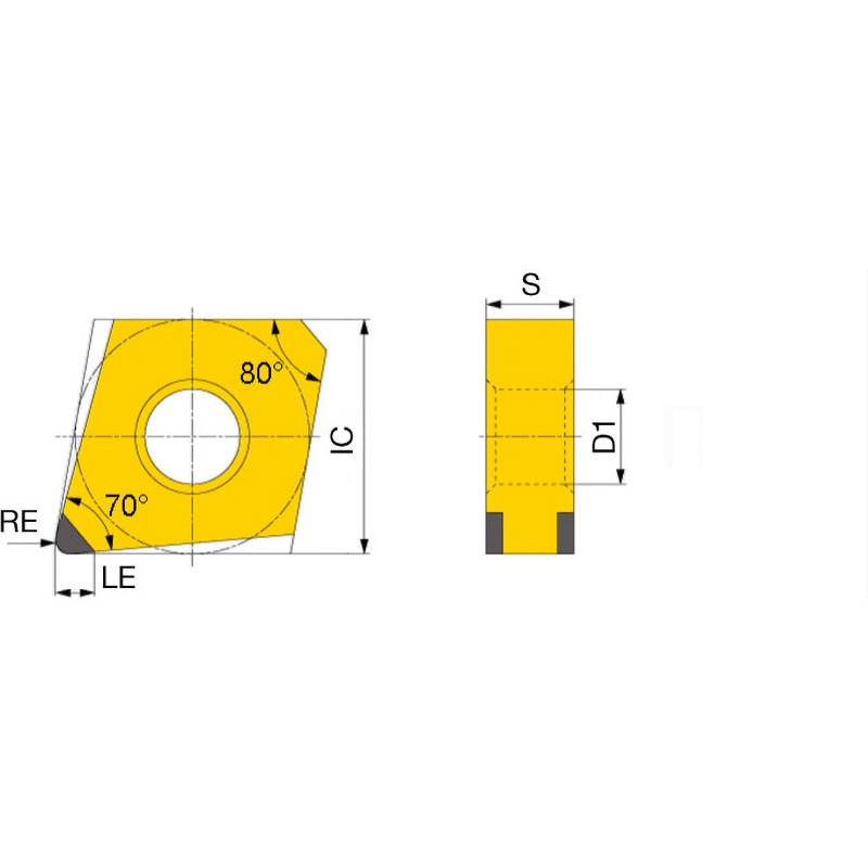タンガロイ チップ (5個) 2QP-CNGA120408-H BXM20 (2QPCNGA120408HBXM20) 《超高圧焼結体工具》 タンガロイ チップ (2個) 2QP-CNGA120408 BXA10 (2QPCNGA120408BXA10