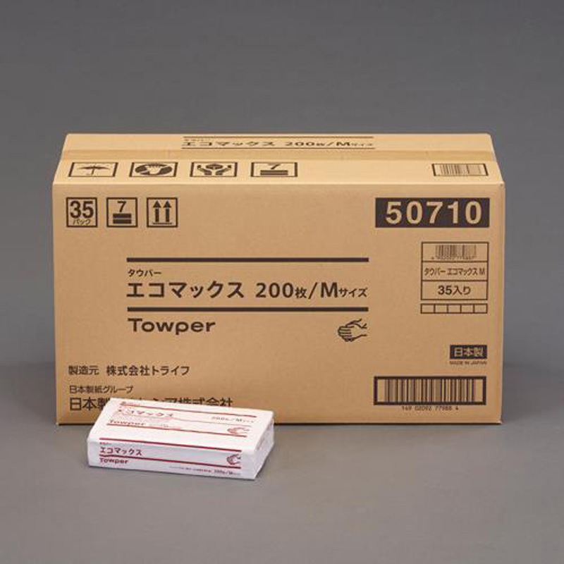 EA929AZ-22B ハンドタオル 1箱(35パック) エスコ 【通販モノタロウ】