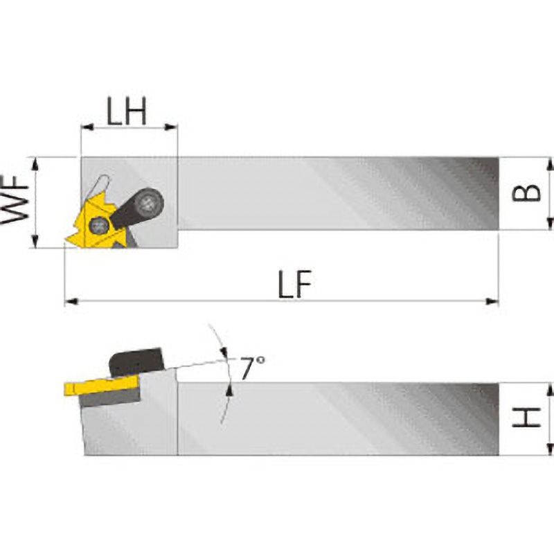MTVNR-3232M54 内径ねじ切り用ホルダ MTVNR/L-54 1本 タンガロイ 【通販モノタロウ】