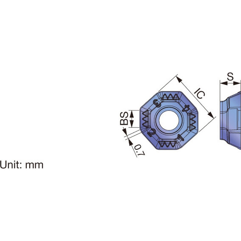 タンガロイ OWHT05T3C07AFER-MW AH120 （10個入り）
