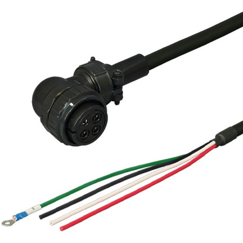 DSVPWMR-A5L12N-006 三菱電機J5対応電源ケーブル<直結><反負荷側><固定> ダイヤトレンド 長さ6m  DSVPWMR-A5L12N-006 12,047円