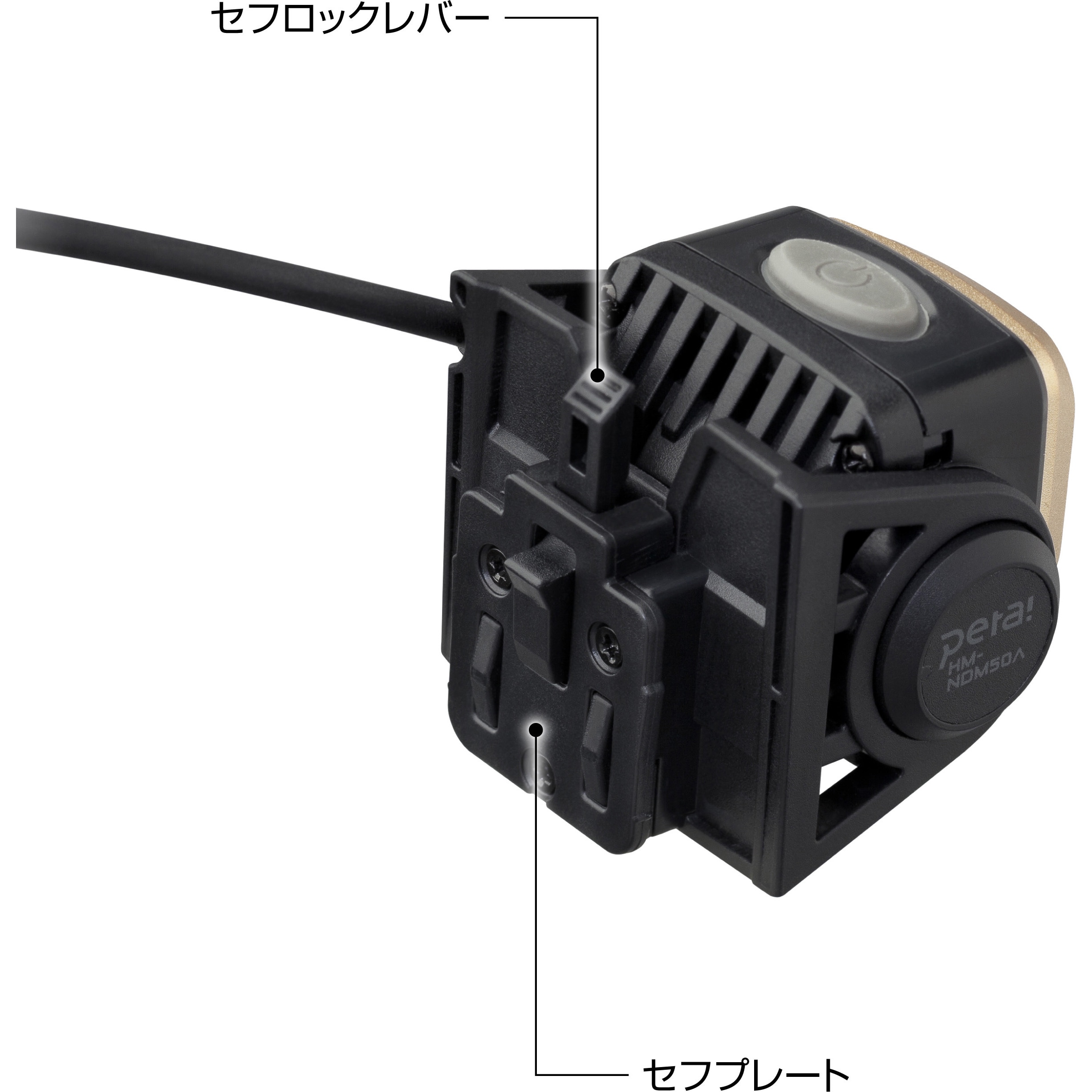 HANS5 セフメット用ヘッドライトED 500lm 大径照射ユニット 1個 タジマ