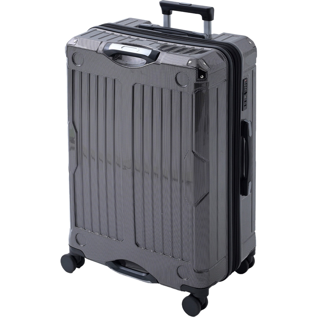 KK021ーL 拡張式 キャリーケース TSAロック 軽量 車輪ロック 1台