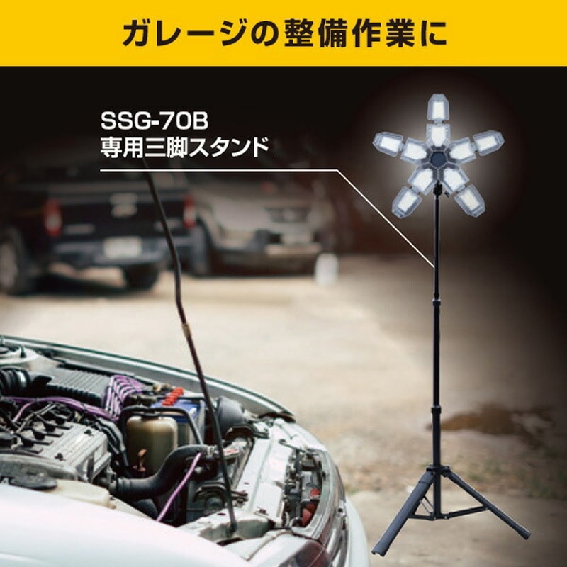 GL5-1000+SSG-70B LEDガレージライト 1セット YAMAZEN(山善) 【通販