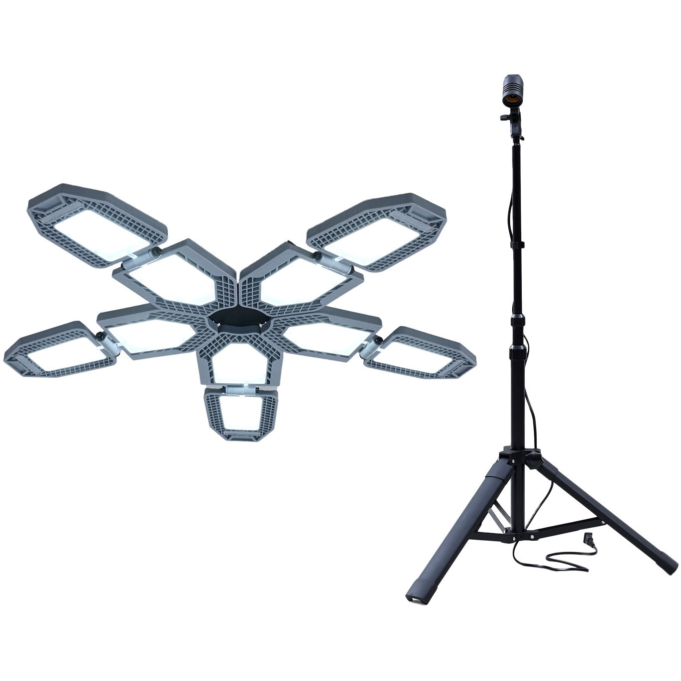 ガレージライトリール【未使用品】 GL5-1000+SSG-70B LEDガレージライト 1セット YAMAZEN(山善) 【通販