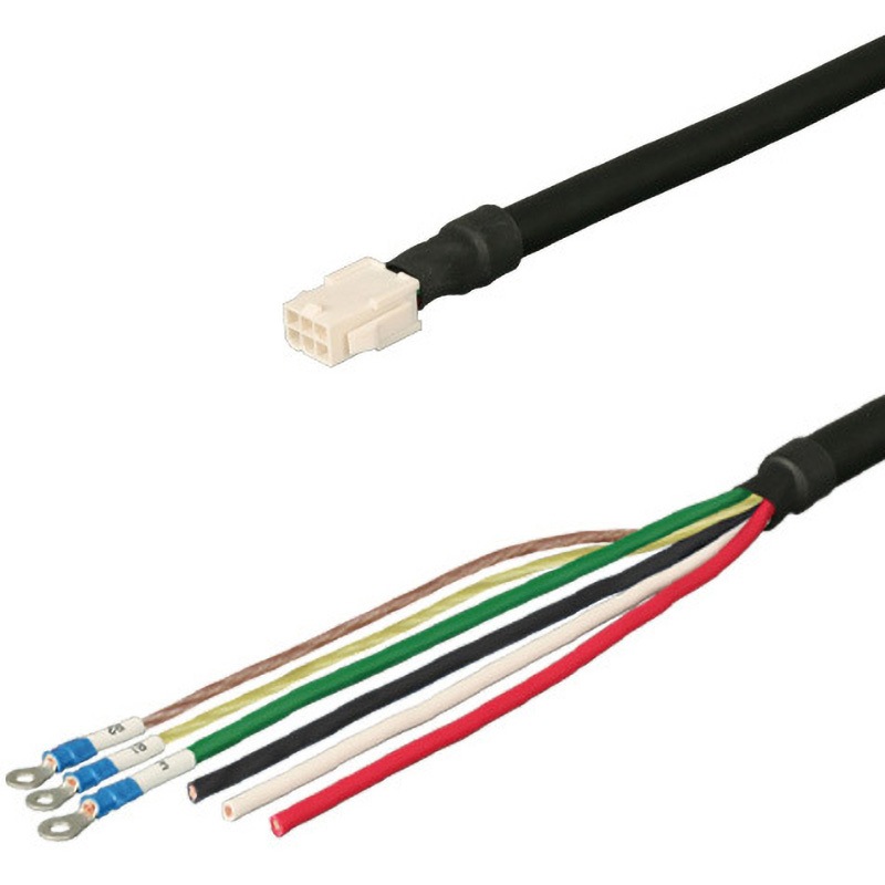 DSVPWMR-K212BN-005 三菱電機J5対応電磁ブレーキ付き電源ケーブル<中継><アンプ側に接続><固定> ダイヤトレンド 長さ5m  DSVPWMR-K212BN-005
