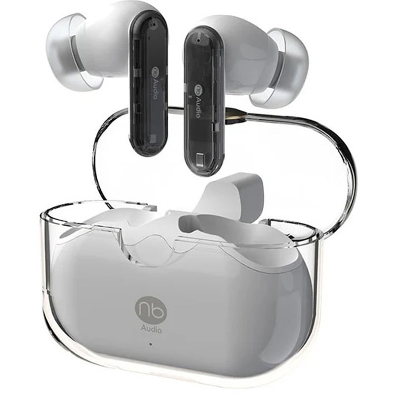 639-458008 Audio SkeLeTonⅡ Bluetooth5.4対応 ANC・ゲーミングモード搭載 (nb) ホワイト色   639-458008